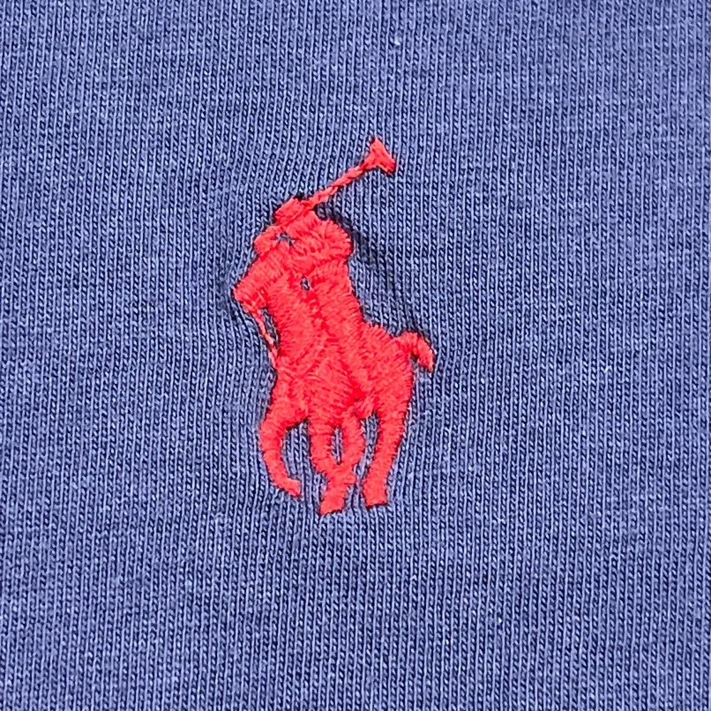 Polo Ralph Lauren Hoodie Men's Large Blue Lightweight Jersey Hooded T-Shirt Pony